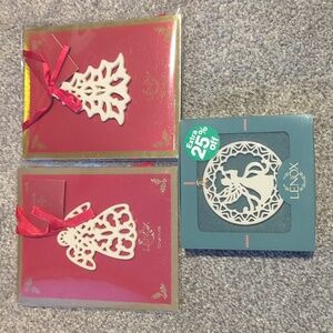 Lenox ornaments bundle of 3